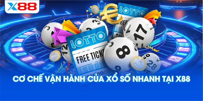 Cơ chế vận hành của xổ số nhanh tại X88